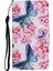 Desen Baskı Foli Deri Deri Telefon Kılıfı Cüzdan Stand Kapağı, Xiaomi Redmi Için Bilek Kayışı ile Not 10 Pro 5g/poco X3 Gt-Dragonfly/çiçekler (Yurt Dışından) 1