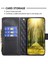 Xiaomi Redmi 9c 4g/9c Nfc 4g/poco C31 4g/redmi 10A 4g Cüzdan Stili Baskılı Rhombus Desen Mat Pu Deri Fermuar Cep Koruyucu Telefon Kılıf Black (Yurt Dışından) 3