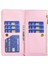 Xiaomi Redmi 9c 4g/9c Nfc 4g/poco C31 4g/redmi 10A 4g Cüzdan Stili Baskılı Rhombus Desen Mat Pu Deri Fermuar Cep Koruyucu Telefon Vaka-Pembe (Yurt Dışından) 4