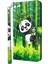 Xiaomi Redmi Için Not 11 5g (Çin) (Mediatek)/not 11T 5g/not 11S 5g 3D Desen Baskı Manyetik Pu Deri Deri Deri Stand Kitap Kapağı Strap-Panda Tırmanma Bambu (Yurt Dışından) 1