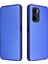 Otomatik Emilmiş Stand Karbon Fiber Doku Xiaomi Redmi K40 Pro/redmi K40/REDMI K40 Pro+/mi 11I/POCO F3-Blue Için (Yurt Dışından) 1