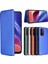 Otomatik Emilmiş Stand Karbon Fiber Doku Xiaomi Redmi K40 Pro/redmi K40/REDMI K40 Pro+/mi 11I/POCO F3-Blue Için (Yurt Dışından) 4