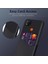 Kart Tutucu Kumaş+Pu Deri Kaplamalı Pc Xiaomi Redmi 9c/redmi 9c Nfc-Black Için (Yurt Dışından) 2