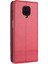 Xiaomi Redmi Için Note 9 Pro/not 9s Otomatik Emilen Deri Cüzdan Standı Kılıf Kırmızısı (Yurt Dışından) 3