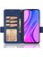 Xiaomi Için Redmi 9c/redmi 9c Nfc Anti -Çizelge Pu Deri Yüzey Manyetik Akıllı Telefon Kabuğu Litchi Doku Stand Cüzdan Kılıf Mobil Telefon Kapağı -Dark Mavi (Yurt Dışından) 4