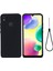Xiaomi Redmi Için Telefon Kılıfı 10A 4g/9c/9c Nfc Düşme Geçirmez Sıvı Silikon+Yumuşak Astar Koruyucu Arka Kapak Kayış-Siyah (Yurt Dışından) 1