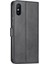 Cüzdan Standı Deri Cep Telefonu Xiaomi Redmi 9A-BLACK Için (Yurt Dışından) 3