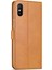 Cüzdan Standı Deri Cep Telefonu Xiaomi Redmi 9A-BROWN (Yurt Dışından) 3