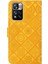 Çekim Dirençli Baskı Etnik Tarzı Çiçek Manyetik Toka Cüzdanı Pu Deri Kabuk Xiaomi Redmi Note 11 Pro 5g (Çin) (Mediatek)/not 11 Pro+ 5g-Sarı (Yurt Dışından) 4