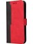 Iki Renkli Birleştirme Iş Tarzı Moda Pu Deri Flip Stand Cüzdan Kapağı Xiaomi Poco X3 Nfc/poco X3/poco X3 Pro-Kırmızı/siyah (Yurt Dışından) 3