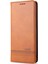 Otomatik Emilen Pu Deri+Tpu Cüzdan Stand Telefon Kapağı Kılıfı Xiaomi Mi Note 10 Lite-Brown (Yurt Dışından) 2