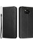 Anti Çizelge Karbon Fiber Doku Flip Manyetik Otomatik Emici Stand Cüzdanı Pu Deri Kasa Kapak Xiaomi Için El Kayışı ile Poco X3/poco X3 Nfc/poco X3 Pro-Black (Yurt Dışından) 2