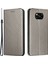 Anti Çizelge Karbon Fiber Doku Flip Manyetik Otomatik Emici Stand Cüzdanı Pu Deri Kasa Kapak Xiaomi Için El Kayışı ile Poco X3/poco X3 Nfc/poco X3 Pro-Grey (Yurt Dışından) 2