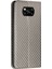Anti Çizelge Karbon Fiber Doku Flip Manyetik Otomatik Emici Stand Cüzdanı Pu Deri Kasa Kapak Xiaomi Için El Kayışı ile Poco X3/poco X3 Nfc/poco X3 Pro-Grey (Yurt Dışından) 4