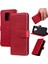 Classics Pu Deri Telefon Kasası Cüzdanı Xiaomi Redmi Için Manyetik Kapak Not 9s/9 Pro Max/9 Pro-Kırmızı (Yurt Dışından) 1