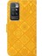 Basılı Çiçek Deri Manyetik Flip Şok Geçirmez, Xiaomi Için Kayışlı Şok Geçirmez Koruyucu Kasa 10 4g (2021)/REDMI 10 2022 4g/redmi Not 11 4g (Mediatek)/redmi 10 Prime-Sarı (Yurt Dışından) 4