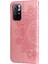 Xiaomi Redmi Için Not 11 5g (Çin) (Mediatek)/not 11T 5g/not 11S 5g Çiçek Çift Seçmeli Manyetik Kelpalı Pu Deri Stand Cüzdan Telefon Kılıfı El Strap-Rose Gold ile (Yurt Dışından) 3
