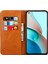 Xiaomi Için Redmi Not 9 5g/not 9t 5g Pu Deri Cüzdan Telefon Kılıfı Iki Renk Ekleme Buzağı Dokusu Stand Flip Telefon Kapağı Sarı/kahverengi (Yurt Dışından) 2
