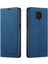 Xiaomi Redmi Için Ipeksi Dokunmatik Deri Kasa Not 9 Pro/not 9 Pro Max/note 9s-Blue (Yurt Dışından) 1
