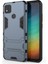 2 Arada 1 Pc+Tpu Hibrit Telefon Kılıfı, Xiaomi Redmi 9c/9c Nfc-Blue Için Görünmez Katlanır Kickstand (Yurt Dışından) 1