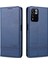 Anti-Fall Iyi Korunmuş Otomatik Emici Cüzdan Tasarımı Pu Deri Telefon Standı Kapak Kasası Xiaomi Redmi Note 11 Pro 5g (Çin) (Mediatek)/11 Pro+ 5g-Mavi (Yurt Dışından) 1
