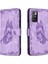 Xiaomi Için Redmi 10 4g (2021)/REDMI 10 Prime/redmi 10 2022 4g/redmi Not 11 4g (Mediatek) Baskılış Stand Cüzdan Deri Deri Flip Case Koruyucu Kapak Morası (Yurt Dışından) 1
