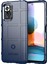 Şok Geçirmez Engebeli Kare Izgara Cilt Tpu Xiaomi Redmi Için Telefon Kılıfı Note 10 Pro/not 10 Pro Maks-Blue (Yurt Dışından) 1