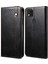 Xiaomi Için Redmi 10A/REDMI 9c/9c Nfc Deri+Tpu Cüzdan Stilinde Telefon Kılıfı Mumsu Çılgın At Dokusu Manyetik Otomatik Absorbed Şok Geçirmez Kapak Stand-Black (Yurt Dışından) 1