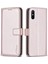 Xiaomi Redmi 9A Için Şok Geçirmez Deri Kasa, Cüzdan Stand Cep Telefonu Kapak Golü Altın (Yurt Dışından) 1