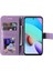 Telefon Flip Kılıfı Şık Baskı Çiçek Deseni Pu Deri Cüzdan Xiaomi Için Bilek Kayışlı Telefon Kapağı 10 4g ()/redmi 10 4g/redmi Not 11 4g (Mediatek)/redmi 10 Prime-Morple (Yurt Dışından) 4