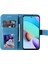 Telefon Flip Kılıfı Şık Baskı Çiçek Deseni Pu Deri Cüzdan Xiaomi Için Bilek Kayışı ile Telefon Kapağı 10 4g (2021)/REDMI 10 2022 4g/redmi Note 11 4g/redmi 10 Prime-Blue (Yurt Dışından) 4