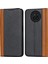 Xiaomi Için Redmi Not 9 5g/not 9t 5g Pu Deri Cüzdan Telefon Kılıfı Iki Renk Ekleme Buzağı Dokusu Stand Flip Telefon Kapağı Black/sarı (Yurt Dışından) 1