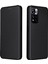 Xiaomi Redmi Için Note 11 Pro 5g (Çin) (Mediatek)/11 Pro+ 5g Karbon Fiber Doku Anti-Çizgiye Dönüşüm Otomatik Absorlanmış Manyetik Kapatma Halkası Deri Deri Stand Telefon Vaka Black (Yurt Dışından) 1