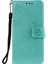 Xiaomi Redmi Için Çiçek Deri Cüzdan Stand Kılıfı Note 9 Pro-Green (Yurt Dışından) 2
