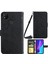 Xiaomi Için Redmi 9c/9c Nfc/poco C3 Cüzdan Telefon Kılıf Kelebek Çiçek Basılı Pu Deri Koruyucu Folio Flip Kapak Omuz Kayışı Black ile Kılavuz Anti-Çizgi Stand Kabuğu (Yurt Dışından) 1
