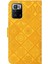 Etnik Çiçek Baskı Anti Drop Stand Cüzdan Tasarım Deri Kılıfı Xiaomi Redmi Için El Kayışı ile Note 10 Pro 5g/poco X3 Gt 5g-Sarı (Yurt Dışından) 4