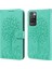 Çift Taraflı Manyetik Toka Çizik Dirençli Şık Deri Cüzdan Standı Xiaomi Xiaomi Için Redmi 10/redmi 10/redmi Note 11 (Mediatek)/redmi 10 Prime-Green (Yurt Dışından) 2