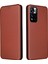 Xiaomi Redmi Için Note 11 Pro 5g (Çin) (Mediatek)/11 Pro+ 5g Karbon Fiber Doku Anti-Çizelge Karşılaştırma Otomatik Absorlanmış Manyetik Kapatma Halkası Deri Deri Stand Telefon Koruması (Yurt Dışından) 1