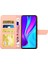 Xiaomi Için Redmi 9c/9c Nfc/poco C3 Cüzdan Telefon Kılıf Kelebek Çiçek Basılı Pu Deri Koruyucu Folio Flip Kapak Omuz Kayışı Pink ile Anti-Çizelge Stand Kabuğu (Yurt Dışından) 4
