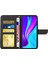Xiaomi Için Redmi 9c/9c Nfc/poco C3 Cüzdan Telefon Kılıf Kelebek Çiçek Basılı Pu Deri Koruyucu Folio Flip Kapak Omuz Kayışı Black ile Kılavuz Anti-Çizgi Stand Kabuğu (Yurt Dışından) 4