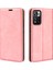 Cilt Touch Pu Deri Cüzdan Telefon Kılıfı Manyetik Emilim Stand Folyo Koruyucu Kapak Xiaomi Redmi Note 11 Pro+ 5g/redmi Note 11 Pro 5g (Çin) (Mediatek) -Pink (Yurt Dışından) 2