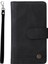 Cilt Dokunuşu Pu Deri Kart Yuvaları Fermuar Cüzdan Kılıf Flip Stand Çizgileri Xiaomi Redmi Için Kayış ile Baskılı Kapak Not 11 5g redmi Not 11T 5g/not 11S 5g-Black (Yurt Dışından) 2