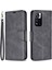 Şok-Absorpsiyon Dokulu Pu Deri Telefon Cüzdan Kılıf Kapağı Stand ve Bilek Kayışı ile Xiaomi Redmi Not 11 Pro+ 5g/redmi Not 11 Pro 5g (Çin) (Mediatek) -Black (Yurt Dışından) 1