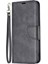 Şok-Absorpsiyon Dokulu Pu Deri Telefon Cüzdan Kılıf Kapağı Stand ve Bilek Kayışı ile Xiaomi Redmi Not 11 Pro+ 5g/redmi Not 11 Pro 5g (Çin) (Mediatek) -Black (Yurt Dışından) 2