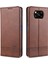 Xiaomi Poco X3/poco X3 Nfc-Brown Için Otomatik Emilmiş Deri Cüzdan Stand Koruyucu Kapak Kılıfı (Yurt Dışından) 1