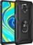 Xiaomi Redmi Için Hibrid Pc Tpu Kickstand Armor Telefon Kılıfı Note 9 Pro/redmi Note 9s-Black (Yurt Dışından) 1