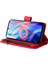 Cilt Touch Pu Deri Kart Yuvaları Fermuar Cüzdan Kılıf Flip Stand Çizgileri Xiaomi Redmi Için Kayış ile Baskılı Kapak Not 11 5g /redmi Not 11T 5g/not 11S 5g-Kırmızı (Yurt Dışından) 4