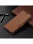 Xiaomi Redmi 9c/redmi 9c Nfc-Brown Için Saf Renkli Litchi Cilt Deri Kapak Kasası (Yurt Dışından) 4