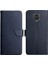 Nappa Doku Orijinal Deri Telefon Kapağı Her Şey Dereceli Koruma Stand Stand Cüzdan Kılıfı Xiaomi Redmi Not 9s/note 9 Pro/note 9 Pro Max-Blue (Yurt Dışından) 1