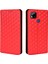 Şok Geçirmez Eşkenar Eşdeğer Cep Telefonu Kasası Pu Deri+Tpu Koruyucu Kapak Stand Cüzdanı ile Xiaomi Redmi 9c Nfc/xiaomi Redmi 9c-Red (Yurt Dışından) 1